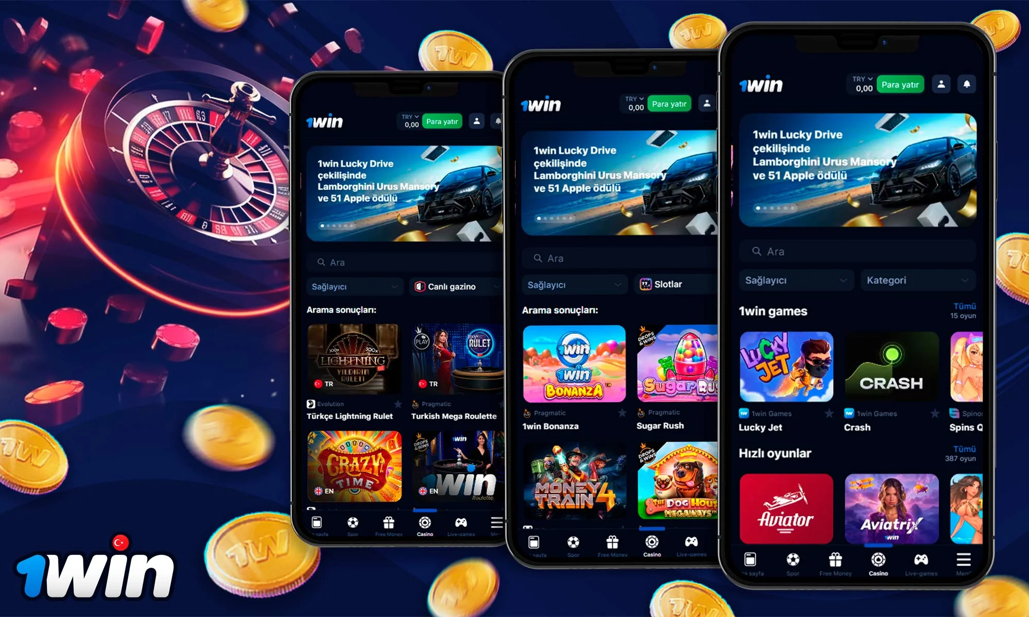 1win casino uygulaması hakkında bilgi