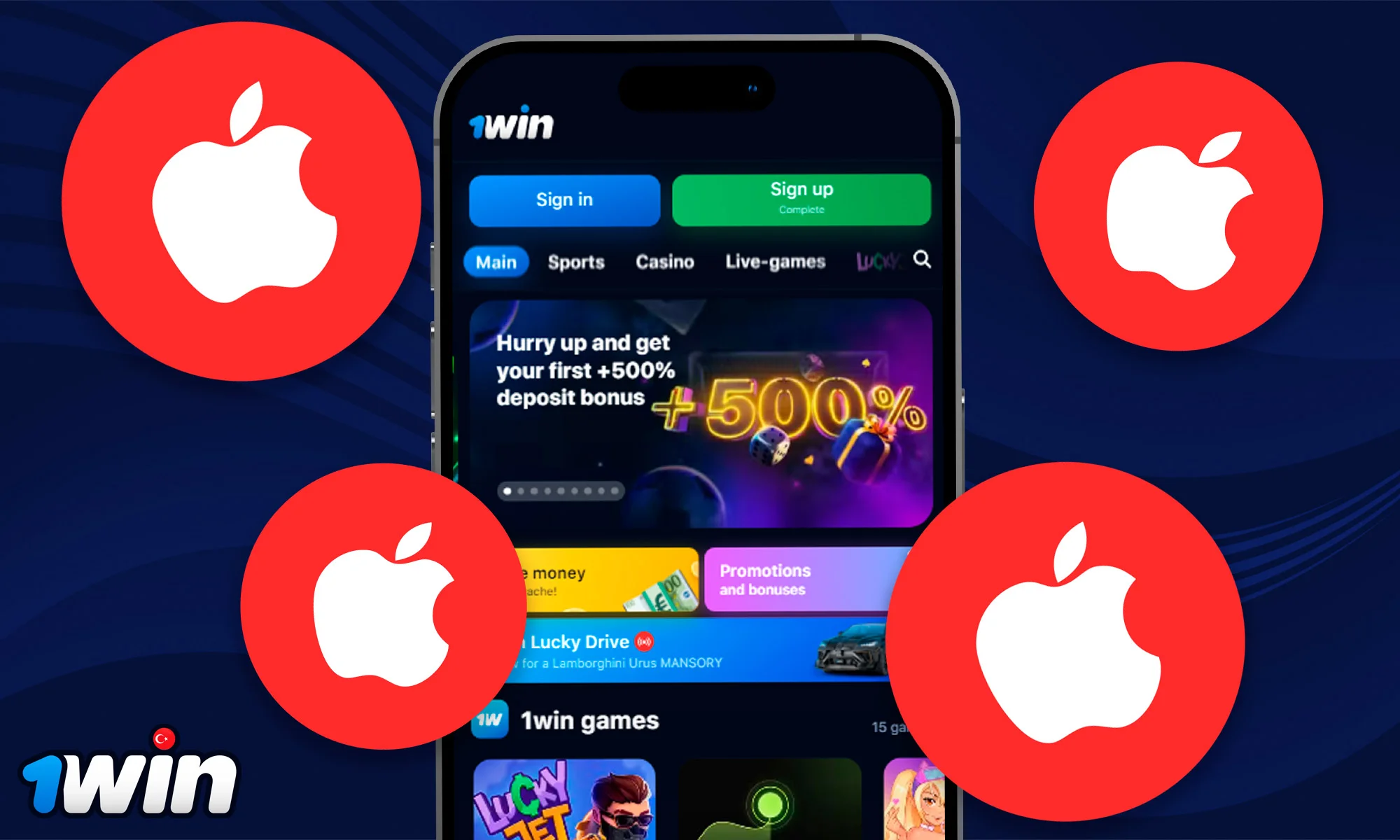 Information about the 1Win app for iOS