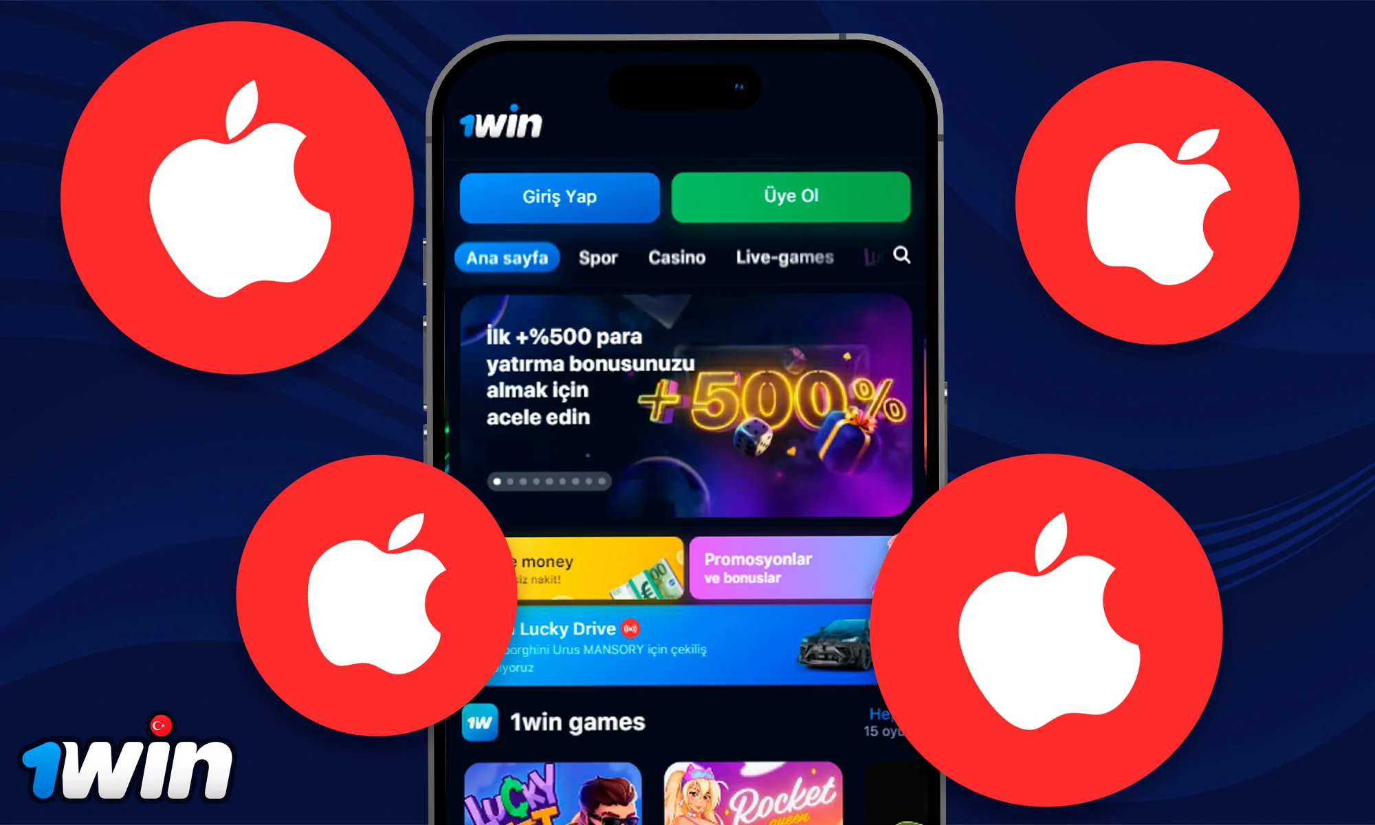 iOS için 1Win uygulaması hakkında bilgi